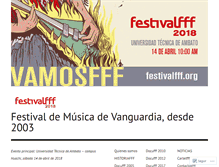 Tablet Screenshot of festivalfff.org